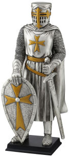 FIGURKA  STOJĄCY TEMPLARIUSZ VERONESE  (WU77017AA)