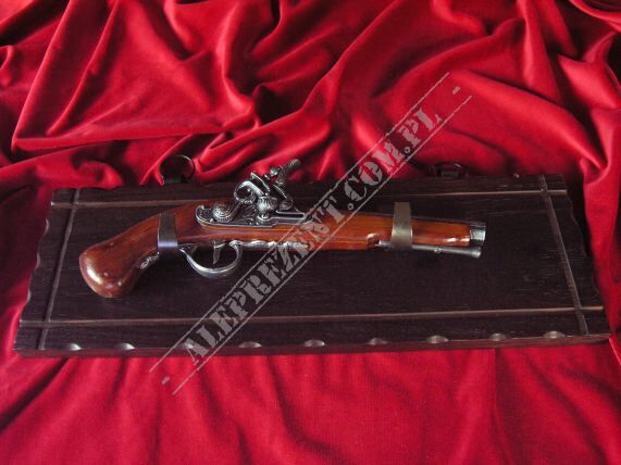 Flintlock Gun mit Holz Anhänger (K1094-53)