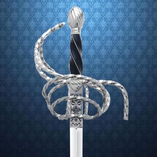 HISTORYCZNY RAPIER BRANDENBURSKI Z POCHWĄ Z XVII w (WS501409)