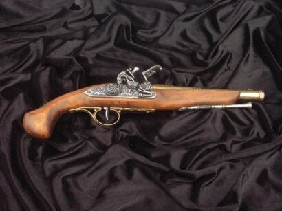 NIEMIECKI DAWNY PISTOLET SKAŁKOWY Z XVII w. (1102-L)