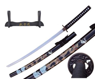 SAMURAJSKI MIECZ KATANA Z POCHWĄ 4KM100-405BK