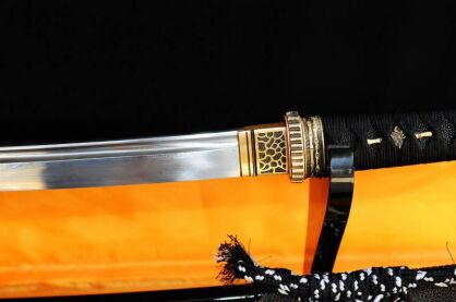 Samurai Schwert Wakizashi, 1095 High Carbon Steel geschichteten Damaskus, R324