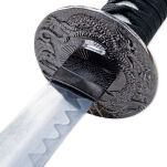 Miecz katana prawdziwy miecz samurajski wykonany ze stali z pochwą i stojakiem SW-318 - 10