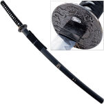 Miecz katana prawdziwy miecz samurajski wykonany ze stali z pochwą i stojakiem SW-318 - 11