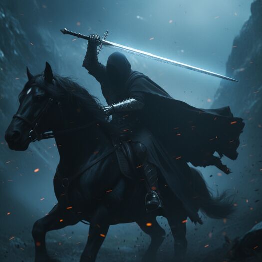 Miecz Ringwraith Inspirowany Lord of The Rings z Zawieszką 134 cm JT6242