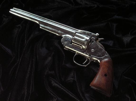 BROKEN SILVER REPLIKER SMITH & WESSON 1869, (1008 / NQ)
