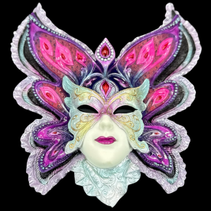 Niepowtarzalna maska motyl Veronese WU75053VA