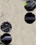 ZESTAW 2 MIECZY TRENINGOWYCH NINJA Z NYLONOWYMI POKROWCEM HK-6183 - 6