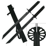 ZESTAW 2 MIECZY TRENINGOWYCH NINJA Z NYLONOWYMI POKROWCEM HK-6183 - 3