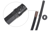 Profesjonalny Czarny Boken Treningowy Miecz Katana z Twardego Tworzywa z Pochwą, Pasem, Stojakiem oraz Pokrowcem GXSW-06 - 2
