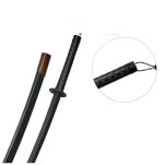 Profesjonalny Czarny Boken Treningowy Miecz Katana z Twardego Tworzywa z Pochwą, Pasem, Stojakiem oraz Pokrowcem GXSW-06 - 8
