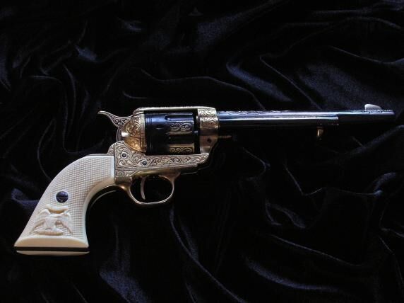 REPLIKA GUN AMERIKANISCHE Kavallerie Colt von 1873. (B-1281 / L)
