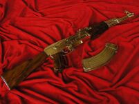 KULTOWY ZŁOTY AK-47 KARABIN KAŁASZNIKOW replika karabinu (1086/L) - 3