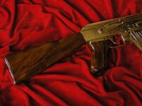 KULTOWY ZŁOTY AK-47 KARABIN KAŁASZNIKOW replika karabinu (1086/L) - 4