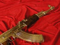 KULTOWY ZŁOTY AK-47 KARABIN KAŁASZNIKOW replika karabinu (1086/L) - 8