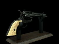 COLT PEACE MAKER 1873r SINGLE ACTION ARMY CAL 45 krótszy czarny kość (k1062-1M) - 13