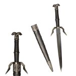 Duży Sztylet Geralta inspirowany Wiedźmin The Witcher z pochwą 41 CM ZS8230 - 4