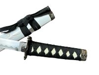 Japoński Sztylet Tanto Stalowy  z Pochwą Drewnianą i ze Stojakiem  Nożyk do Listów  HK1101S - 2