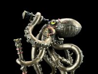 STEAMPUNK OŚMIORNICA  NA DNIE MORZA VERONESE WU77772A4 - 4