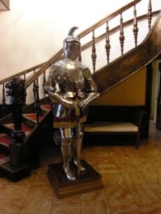 Reich verzierte Rüstung aus dem 16. Jahrhundert.