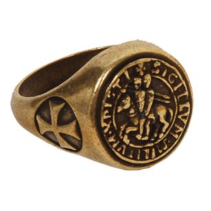 HISTORYCZNY PIERŚCIEŃ  TEMPLARIUSZY(AG836/19.01)