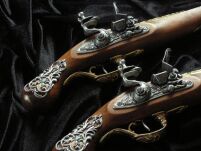 BRITISH SET Duellpistolen aus dem XVIII Jahrhundert. (2-1196-L) - 2