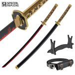 Miecz Katana Demon Slayer Yoriichi Tsugikuni's Drewniany JT10672 - 2