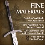 Miecz Witch King Angmar Inspirowany Lord of The Rings z Zawieszką 137 cm JT6241 - 3