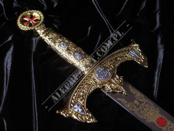 Reich dekorierte GOLDEN KNIGHTS TEMPLAR SWORD (584)
