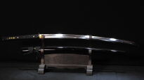 Ekstra Mocny Miecz Katana 61-62 HRC stal 1095 Hartowany Glinką Naturalny Hamon + STOJAK  BL777 - 6
