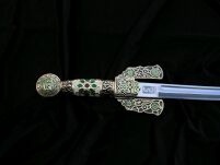 ARABSKA ZAKRZYWIONA SZABLA MIECZ 205 - 5