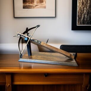 HISTORISCHER LOW CROSSBOW Ritter Im XV Jahrhundert. (AG0F.01)