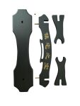 Solidny stojak pojedynczy do ekspozycji mieczy japońskich katana, wakizashi, tanto GXWOOD-04 - 8