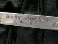DEUTSCHER Dolch Jagd 1937 mit Scheide-IUS S-203 - 15