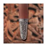 Ręcznie Kuty Miecz do Walki Stal 1080 MIECZ WIKINGÓW Z POCHWĄ DO WALKI WS501561 - 4