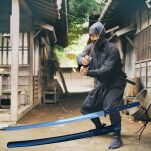 Miecz Katana Ninja Treningowy stal 1045 100cm D129 - 5