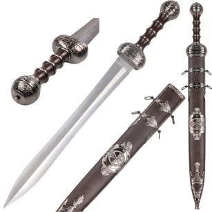 Rzymski Miecz Gladius z Pochwą i Symbolem Chi-Rho - Pod tym Znakiem Zwyciężysz JT6234S