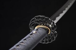 MIECZ SAMURAJSKI KATANA JAPOŃSKA DO TRENINGU STAL 1060 KOD +STOJAK BL-3