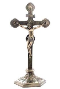 Großes stehendes Kreuz mit Jesus Veronese (WU75543A4)