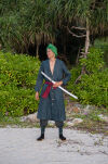 Miecz Katana Roronoa Zoro Wado Lchimonji One Piece Drewniany JT10512 - 4
