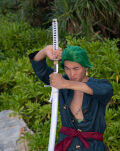 Miecz Katana Roronoa Zoro Wado Lchimonji One Piece Drewniany JT10512 - 7