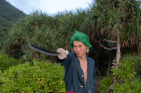 Miecz Katana Roronoa Zoro Wado Lchimonji One Piece Drewniany JT10512 - 9