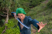 Miecz Katana Roronoa Zoro Wado Lchimonji One Piece Drewniany JT10512 - 14