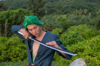 Miecz Katana Roronoa Zoro Wado Lchimonji One Piece Drewniany JT10512 - 16
