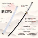 Miecz Katana Roronoa Zoro Wado Lchimonji One Piece Drewniany JT10512 - 2