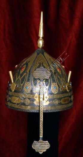 Eingelegte REPLIKA - Helm PERSIAN - REPLICA 1: 1 OK. XVIII Jahrhundert.