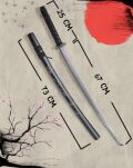 MIECZ KATANA Z POCHWĄ CZARNY SMOK + STOJAK HKS001-1 - 3