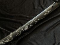 MIECZ KATANA Z POCHWĄ CZARNY SMOK + STOJAK HKS001-1 - 13