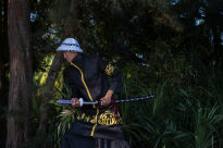 Miecz Katana Roronoa Zoro Trafalgar Law's Kikokou One Piece Drewniany JT10521 - 6