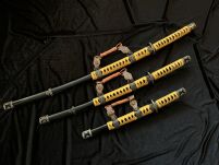 Tachi Schwert Set - Katana Schwert Echt Metall Wakizashi, Tanto - Samurai Schwert aus Stahl - Samurai Schwerter als Anime Deko - Japanisches Sword mit Schwertständer HKS013 - 7